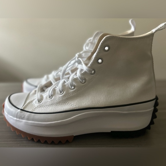 NWOT All Star Converse White Platform Sneakers - Picture 6 of 10